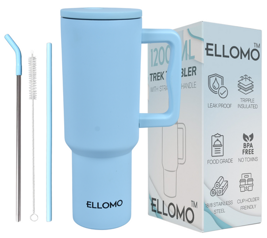 1200ML Tumbler with Lid and Straw